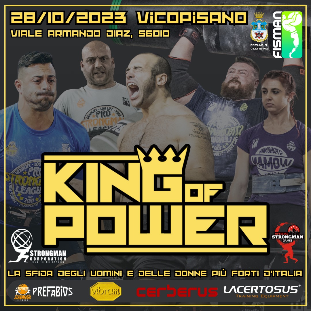 UFFICIALIZZATE LE PROVE DEL KING OF POWER '23!